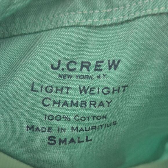 J. Crew Men's Mint Green Casual Button-Down Shirt - Picture 2 of 16